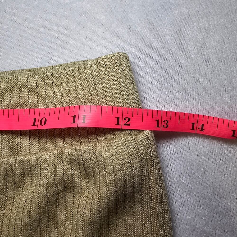 We‎ Wore What Ribbed Flare Pant Oat Size XXS - Picture 5 of 10